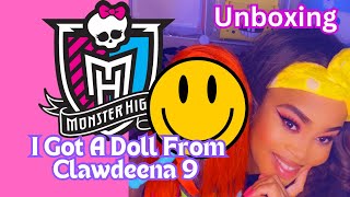 Unboxing A Doll I Got From Clawdeena9 🫣 | New Adult Collector | #monsterhigh