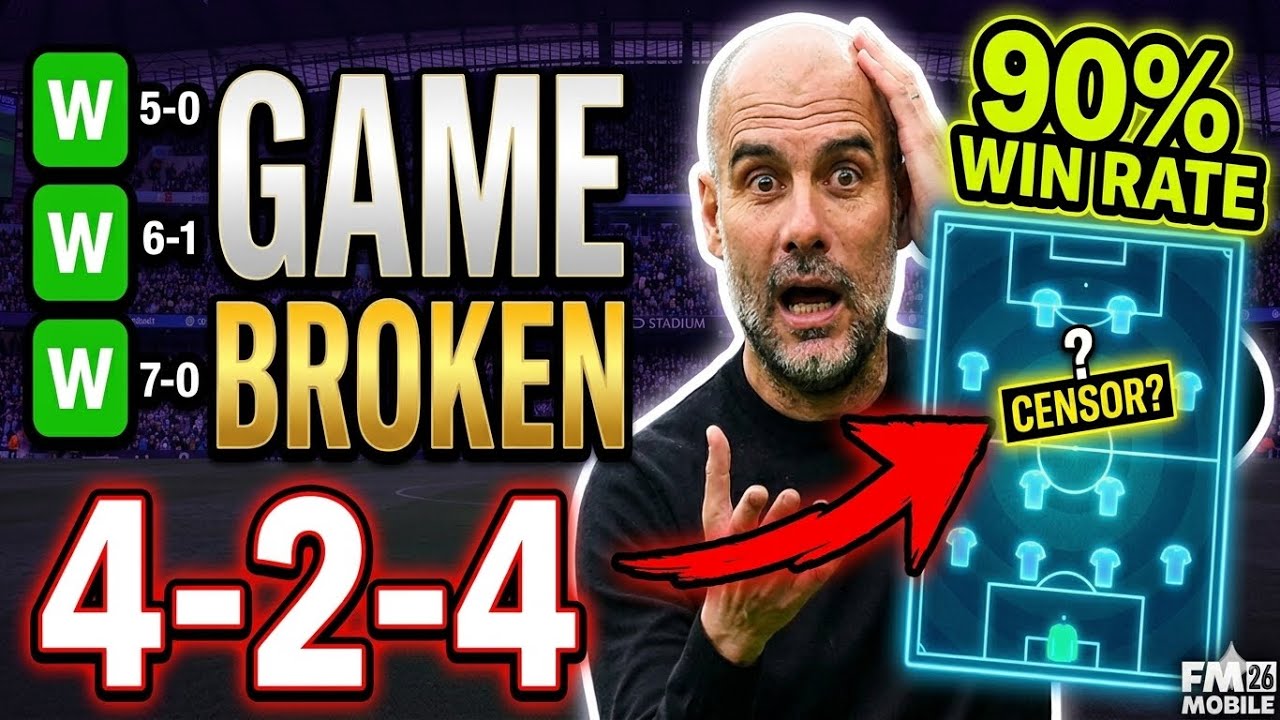 How to Win the Quadruple in FM26 Mobile (Pep's Secret Tactics).