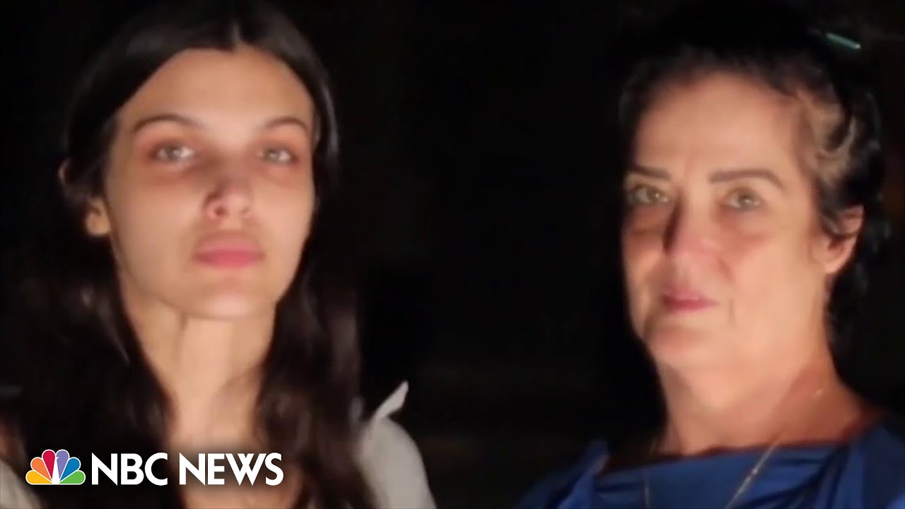 Video shot by Hamas shows release of two American hostages