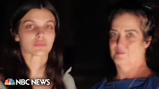 Video shot by Hamas shows release of two American hostages