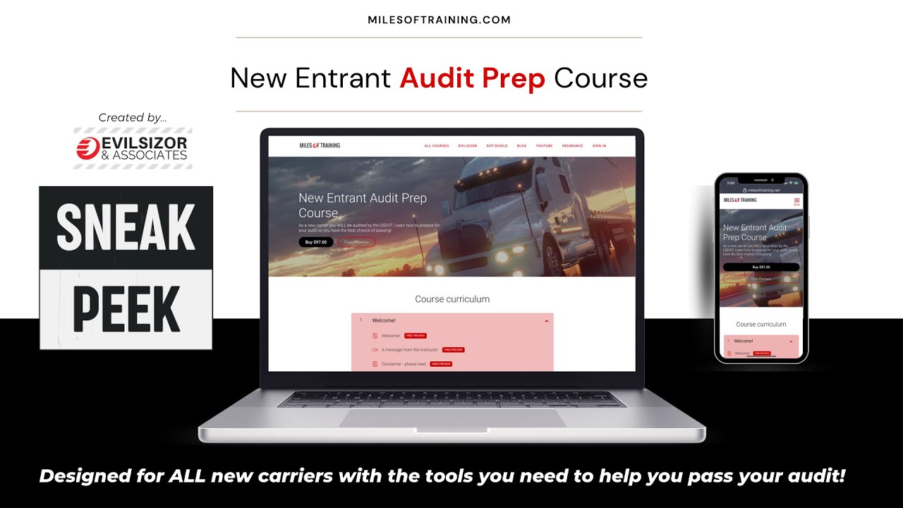 New Entrant Course Sneak peek into our new course: New Entrant Audit Prep Course - YouTube