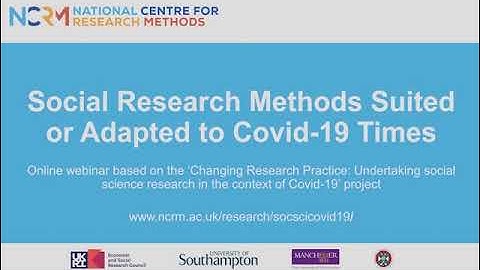 Sensory, ethnographic and creative methods in Covid-19 contiditons