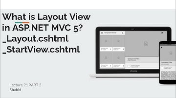 What is a Layout View _StartView.cshtml and _layout.cshtml in ASP.NET MVC 5 ? | lecture 21 part 2