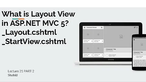 What is a Layout View _StartView.cshtml and _layout.cshtml in ASP.NET MVC 5 ? | lecture 21 part 2