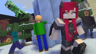 Monster School : BALDI&#39;S HIDE AND SEEK CHALLENGE (Minecraft Monster School Animation)