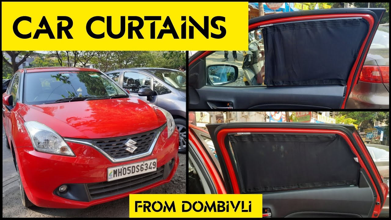 Sliding Window Curtains for cars, Baleno Modified carmodification 