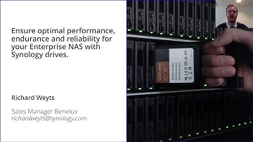 Ensure optimal performance, endurance and reliability for your enterprise NAS with Synology drives