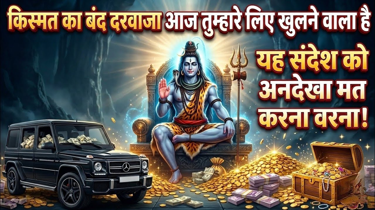 888🌈Mahadev Ji Ka Sandesh 😭 किस्मत का बंद दरवाजा आज तुम्हारे लिए खुलने वाला है #mahadev 