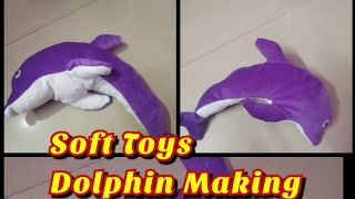 Dolphin Making // Soft Toys 17 Making // Sai Creations Tamil screenshot 2