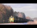 2М62У-0111 с грузовым поездом / 2M62U-0111 with a freight train