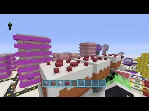 Minecraft Cake House And Serving Platter Tutorial Xbox One Edition Youtube