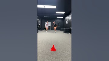 Lateral shuffle into crossover sprint