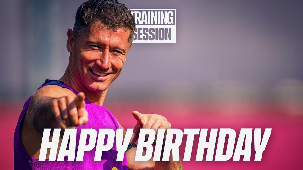 TRAINING & LEWY'S BIRTHDAY 🥳 | FC Barcelona Training 🔵🔴