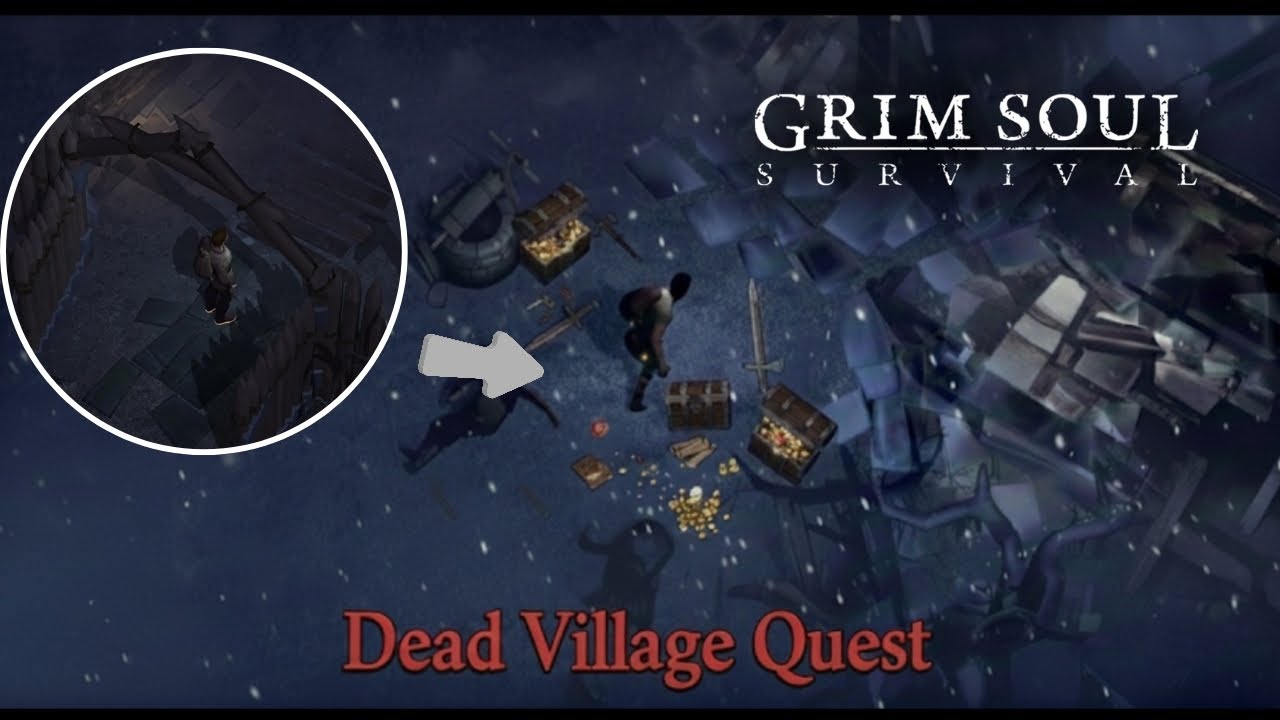 Into the Ghost Town: Dead Village Loot Run | Grim Soul Survival 