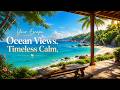 Peaceful Tropical Island Morning ☀️ Ocean Ambience for Relaxation &amp; Study
