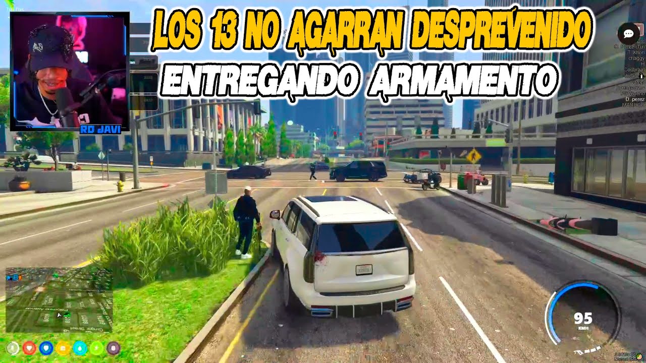 RDJavi: Los 13 No Agarran Desprevenido Entregando Armamento a la Ganga Rosada