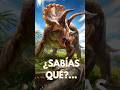Atacar a un Triceratops no era cazar…era apostar la vida💀👀 #triceratops  #trex  #sabiasque