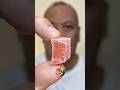 👂ASMR SILKY GEM CRYSTAL CANDY WATERMELON FLAVOR EATING SOUNDS👂#shorts #asmr
