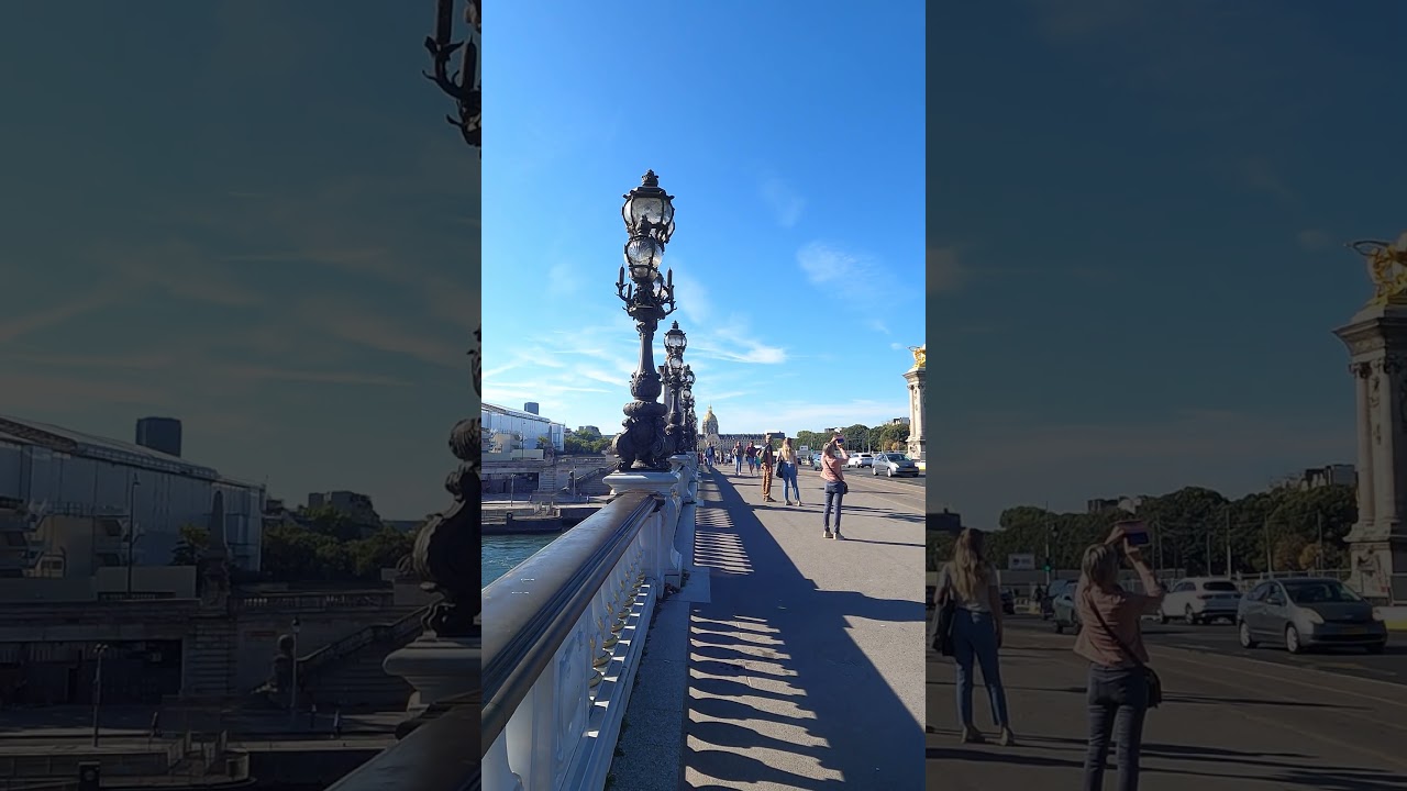🇨🇵walking Across Paris'Most beautiful Bridge 