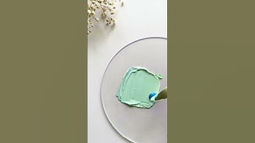 Color mixing tutorial | Aqua Island #color #painting #short #trending #colours #mix #shortvideo