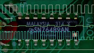 Crazee Rider (BBC Micro game) tune recorded with SN76489 Verilog (re)design for ASIC #TinyTapeout5