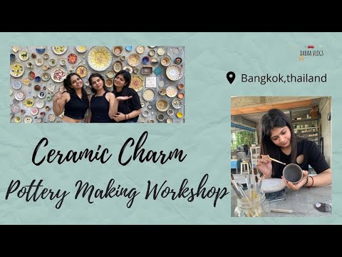 Ceramic Charm and SRP Garden | Pottery Making Activity in Bangkok | Day trip in Bangkok