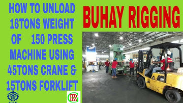 RIGGING JOB_LIFTING & UNLOADING | BUHAY RIGGING