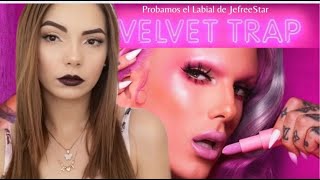 MAQUILLAJE SOFT GLAM CON LABIOS MORADOS * PROBAMOS VELVET TRAP DE JEFREE STAR* screenshot 3