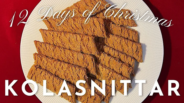 KOLASNITTAR | Swedish “Caramel Cut” Cookies | 12 Days of Christmas 2022 ep.3