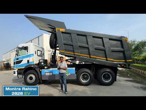 Montra Rhino 2838 EV Review | ₹10/KM में चलेगा ये इलेक्ट्रिक डंपर ?