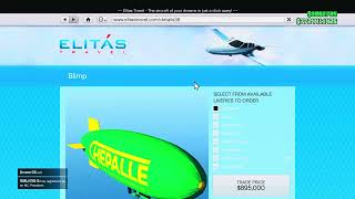 GTA 5 Online How to Get A Blimp!