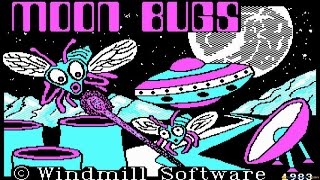 Moon Bugs gameplay (PC Game, 1983)