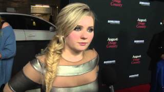 August Osage County Abigail Breslin Jean Fordham La Premeire Movie Interview Screenslam