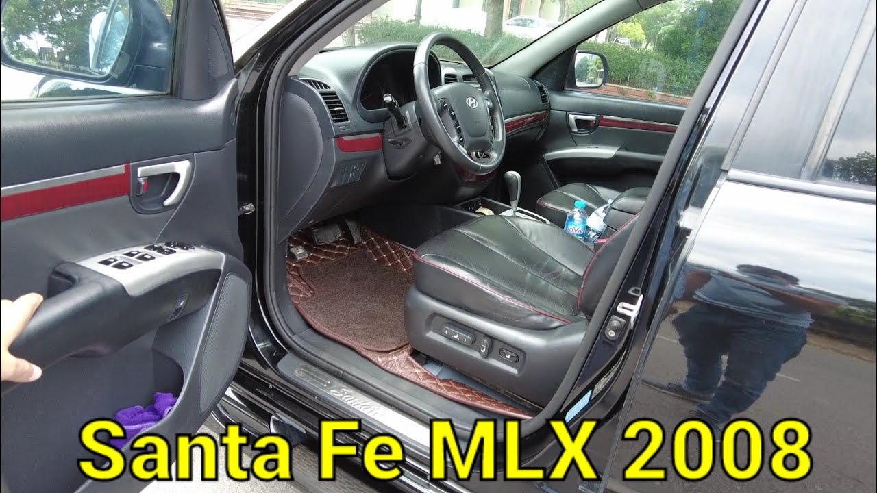 Hyundai Santa Fe MLX 2.0L VGT 2008 MÁY DẦU, rút sẵn hồ sơ, giao tận nơi