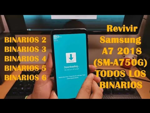 Flash Software Samsung galaxy a7 2018 a750g SM-A750G BINARIO 6, 5, 4, 3, 2,  1, | Update Firmware Rom - YouTube