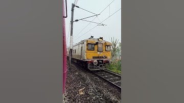 high speed perfect crossing EMU trains. #reels #viral #shorts #travel #nature
