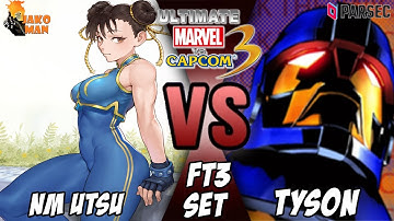 UMVC3 Parsec Mods FT3 Set - nm utsu VS Tyson (Thanos, MVC2 Sentinel & EX Characters)