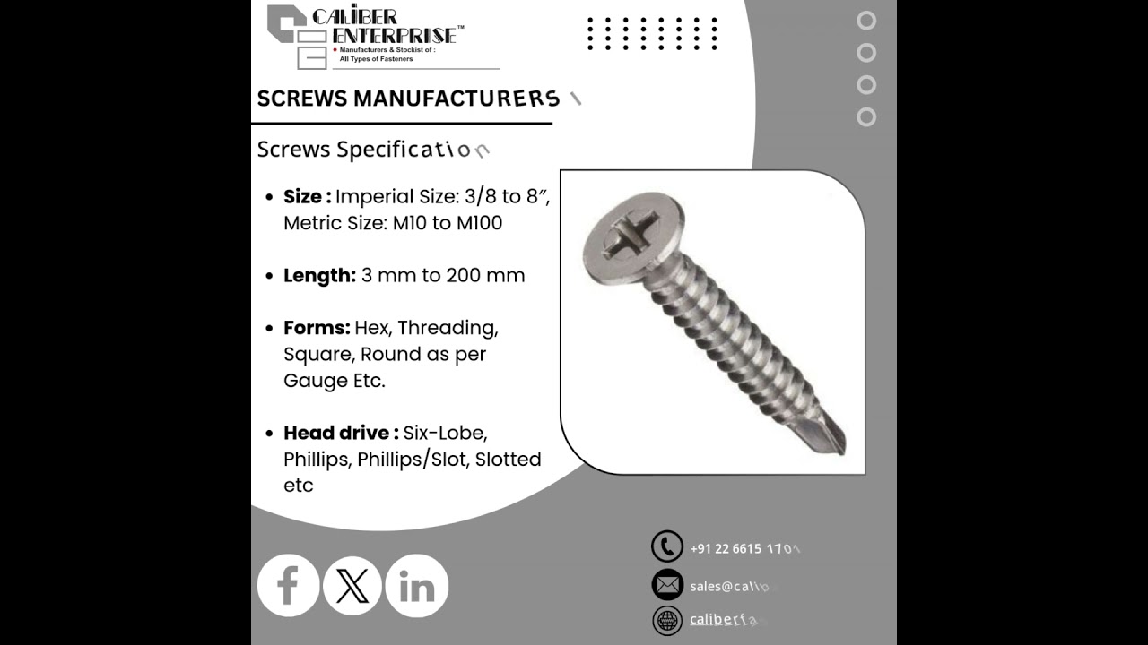 Fasteners | Peek Fasteners | Threaded Rods | Washers - Caliber Enterprise