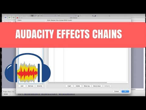 Creating Effect Chains in Audacity