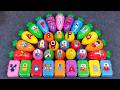Numberblocks 🏳️‍🌈 Fun Slime Opening Alphablocks Clay with Eggs, Carrot Mixing Colorful! ASMR💫