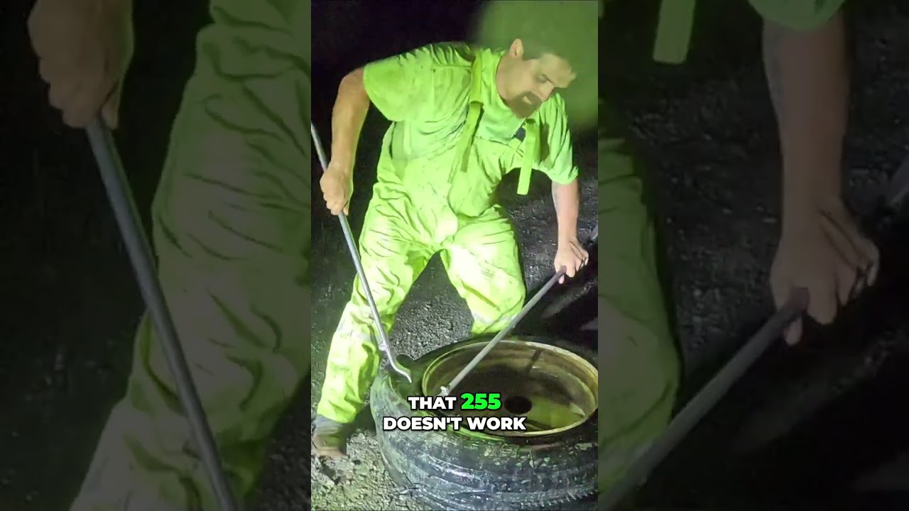 Roadside Tire Swap: Wet Weather Challenge? 🌧️🛞