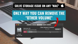 How To Delete Other Volumes In Container/ Other Storage From Mac !