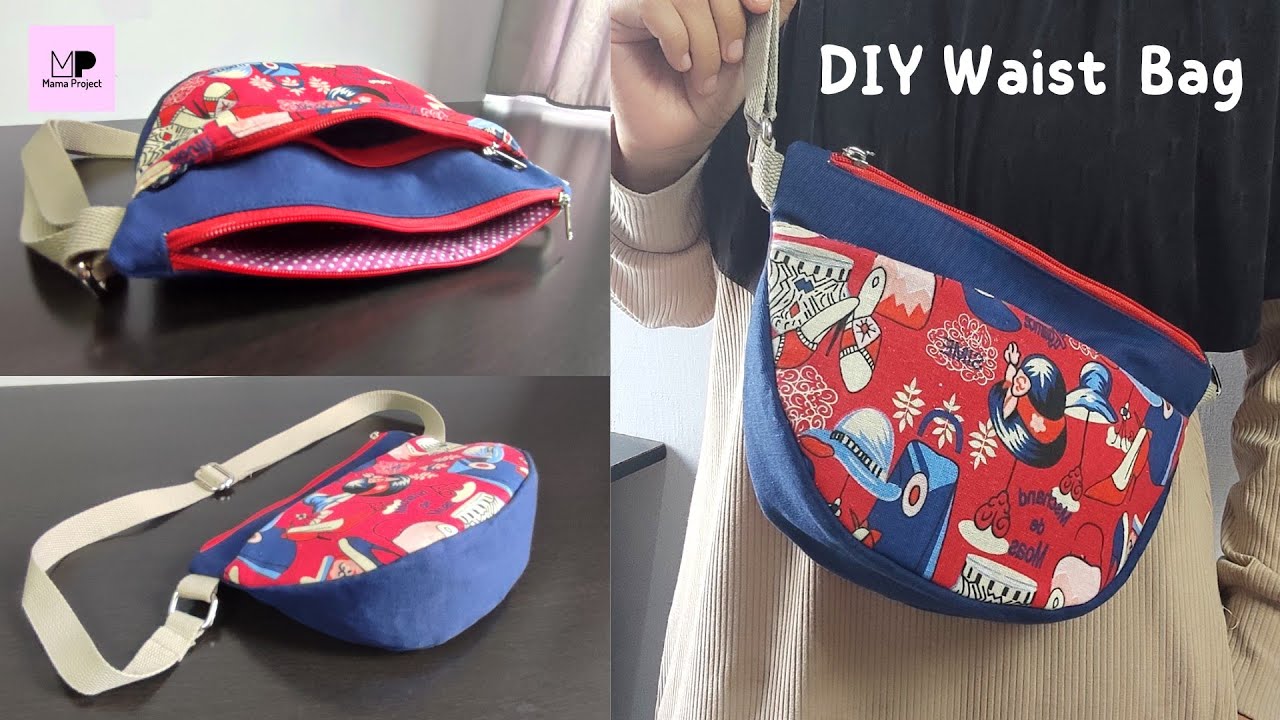 DIY Waist Bag Tutorial DIY Fanny Pack Tutorial Waist Bag Tutorial YouTube