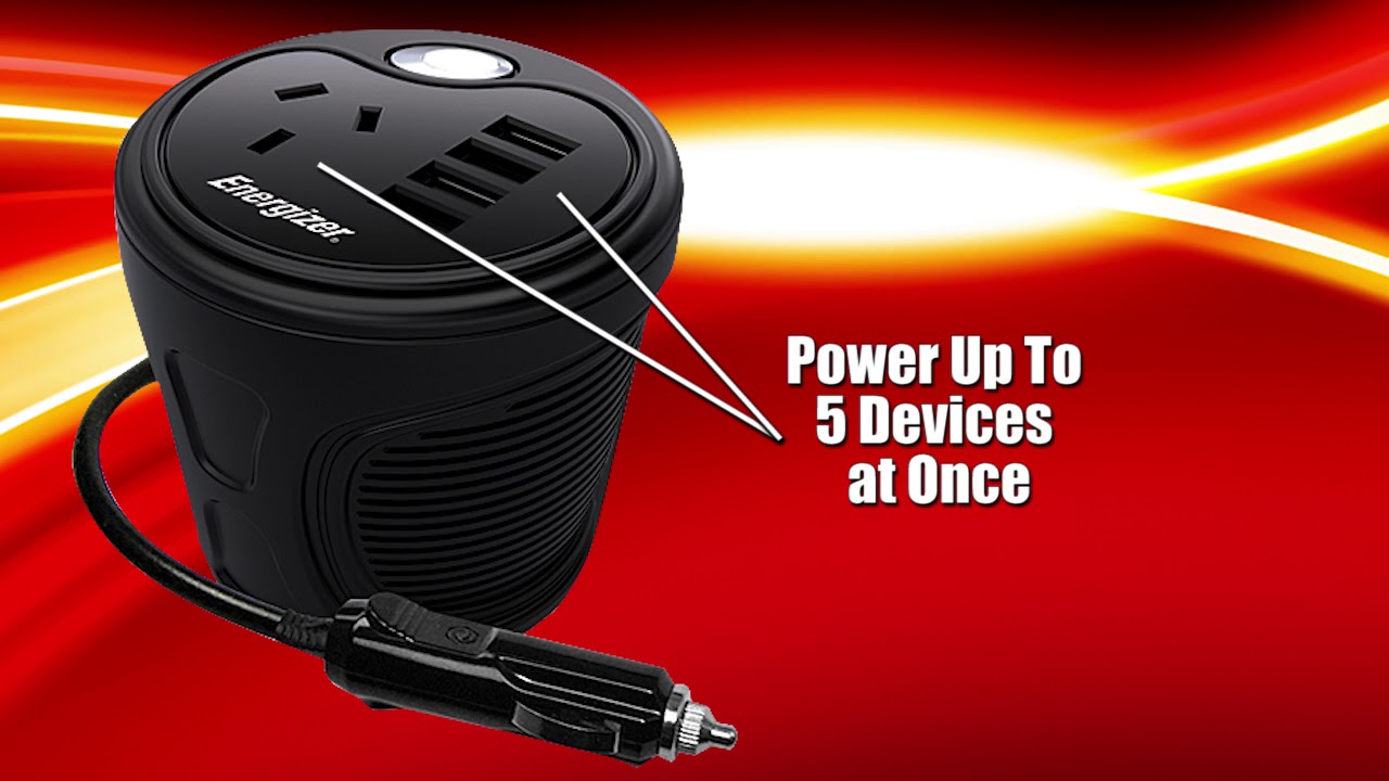 Energizer 150W Cup Inverter MI5020 YouTube