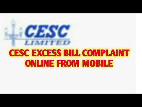Register Online Complaint of CESC bill and Meter Related Online / CESC COMPLAINT FOR EXCESS BILL