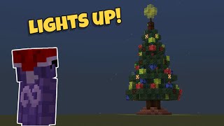 GIANT Minecraft redstone CHRISTMAS TREE!