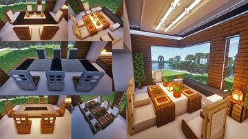 Minecraft : 5+ Modern Dining Room Design : Dining table design