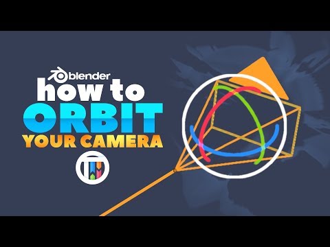 Blender 2,8 Eevee Tutorial - Cara ORBIT kamera Anda sekitar obyek