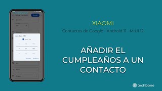 Añadir el Cumpleaños a un Contacto - Xiaomi [Android 11 - MIUI 12] screenshot 5