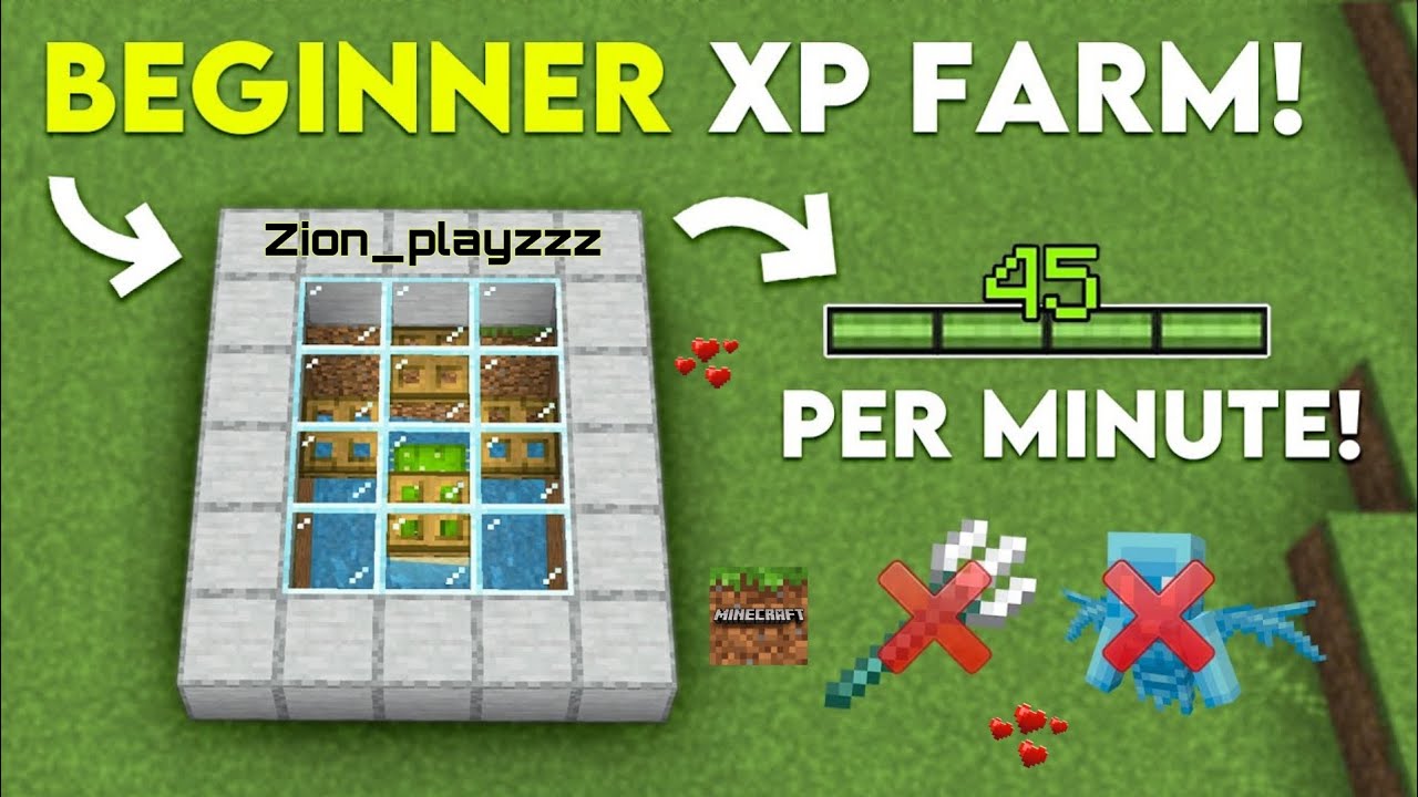 Minecraft NEW XP Farm in Bedrock Edition 1.21 (MCPE/Xbox/PS4/Nintendo Switch/Windows10)